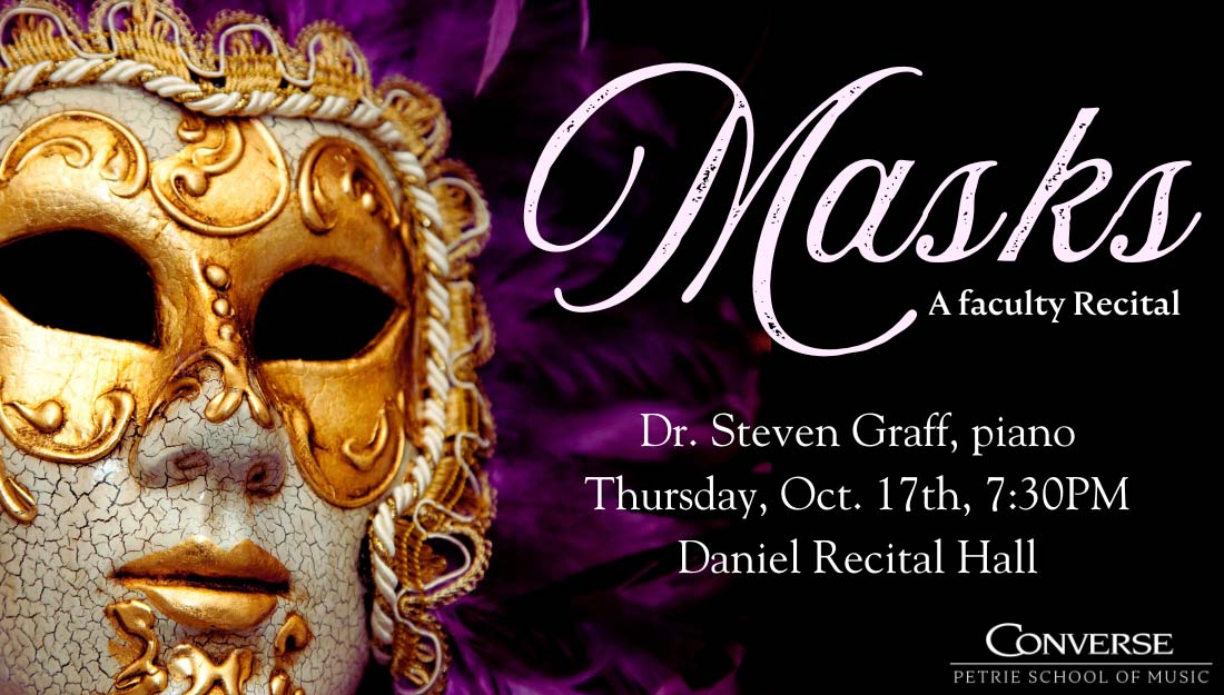 An ornate moody mask against a dark background.